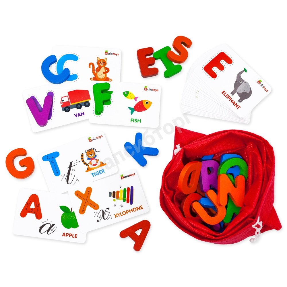 Интерактивная азбука «Английские буквы и слова»