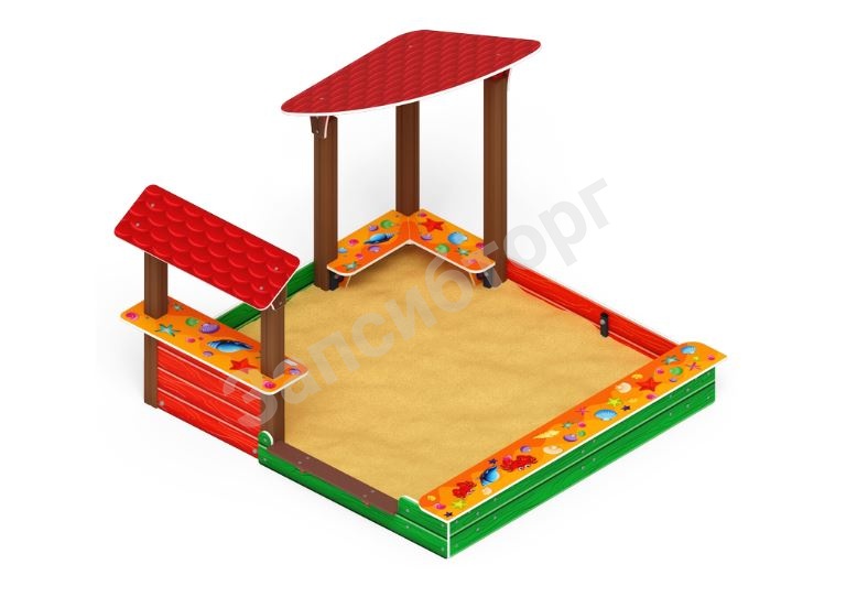 Песочный дворик стандарт «Ракушки»