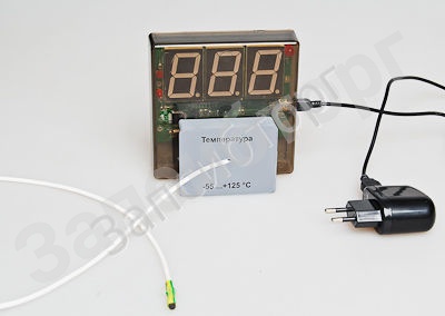 Датчик температуры с независимой индикацией (термометр демонстрационный)