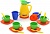Набор детской посуды «Алиса» на 4 персоны (цветная)