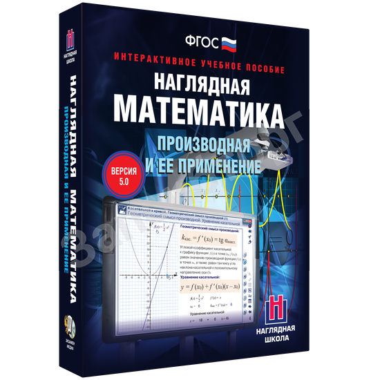 Интерактивное учебное пособие «Наглядная математика. Производная и ее применение»